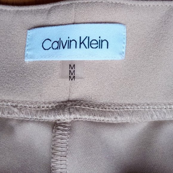 CALVIN KLEIN Capris Culottes Cropped Wide Leg Pants Medium (Fit Large) - Picture 4 of 5